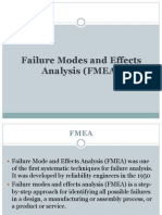 Failure Modes and Effects Analysis (FMEA)