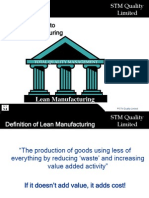 Introduction to Lean Manufacturing