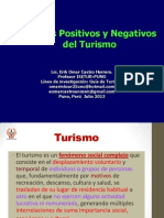 Efectos Positivos y Negativos Del Turismo