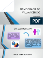 Demografia de Villavicencio- Segunda