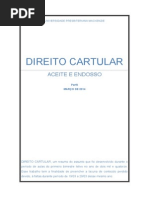 DIREITO CARTULAR