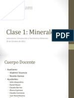 Mineralogía y alteración hidrotermal laboratorio introducción yacimientos