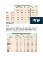 datos estadisticos MINERIA