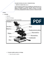 Temario de Examen de Biología Del i Trimestre 2014