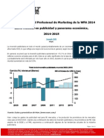 Revista ANDA 53 - WFA WARC gasto mundial en publicidad y panorama económico 2014-2015