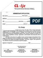 YCL-LJC Application Form