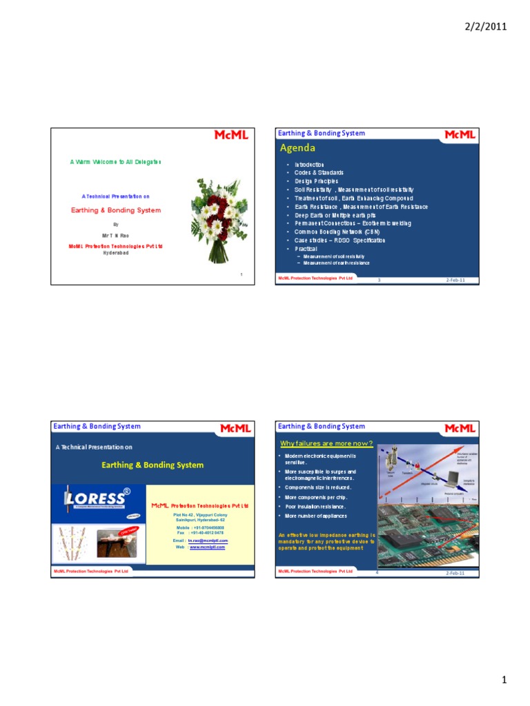 Electrical Earthing and Bonding System | PDF | Corrosion | Electrical ...