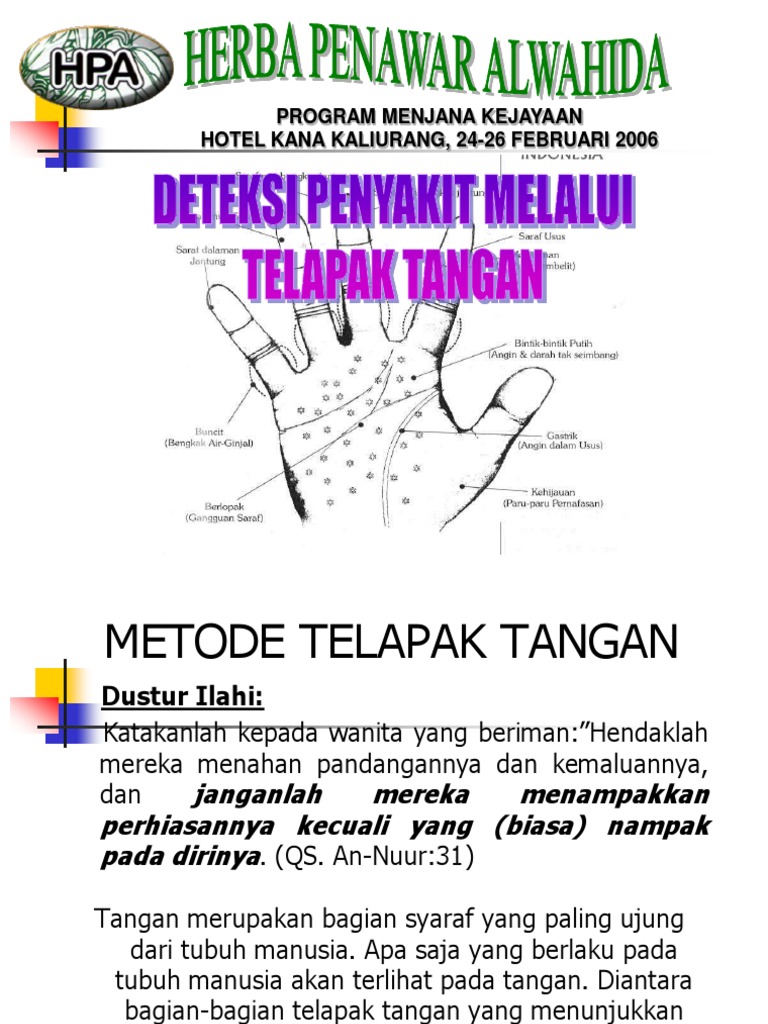 Diagnosa Telapak Tangan Pdf