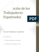 Tributación de Los Trabajadores Expatriados