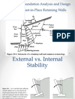 ENCE 4610 Foundation Analysis and Design Concrete Cast-in-Place Retaining Walls