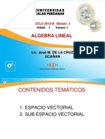 Semana5_Espacios Vectoriales Sub Espacios