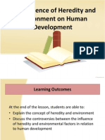 The Influence of Heredity and Environment On Human Development