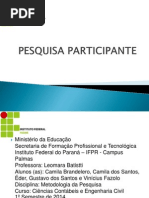 PESQUISA PARTICIPANTE 1.pptx