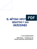 MÉTODO HIPOTÉTICO-DEDUCTIVO