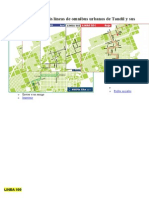 Recorrido de Las Lineas de Colectivos TANDIL (Mayo 2014)