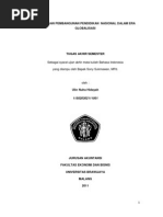 Download TANTANGAN PEMBANGUNAN PENDIDIKAN  NASIONAL DALAM ERA GLOBALISASI by ulinnuhah SN224956600 doc pdf