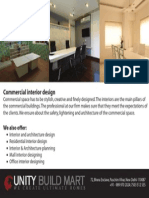 Commercial Interior and Architecture Designer in Delhi/NCR - UnityBuildMart
