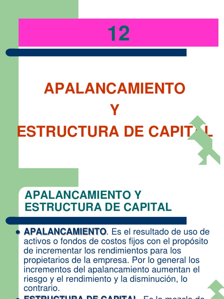 Apalancamiento y Estructura de Capital | PDF | Apalancamiento (Finanzas ...