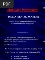 Maxillary Protraction / Orthodontic Courses by Indian Dental Academy