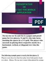 Tic-Tac-Toe Mobile App Presentation