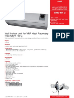 Wall Indoor Unit For VRF Heat Recovery Type GMV-RH G: Air Conditioning and Heatpumps