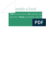 Bienvenido A Excel: Tres Nuevos Trucos. 3,5 Minutos para