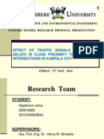 Effect of Traffic Signals On Vehicle Delays