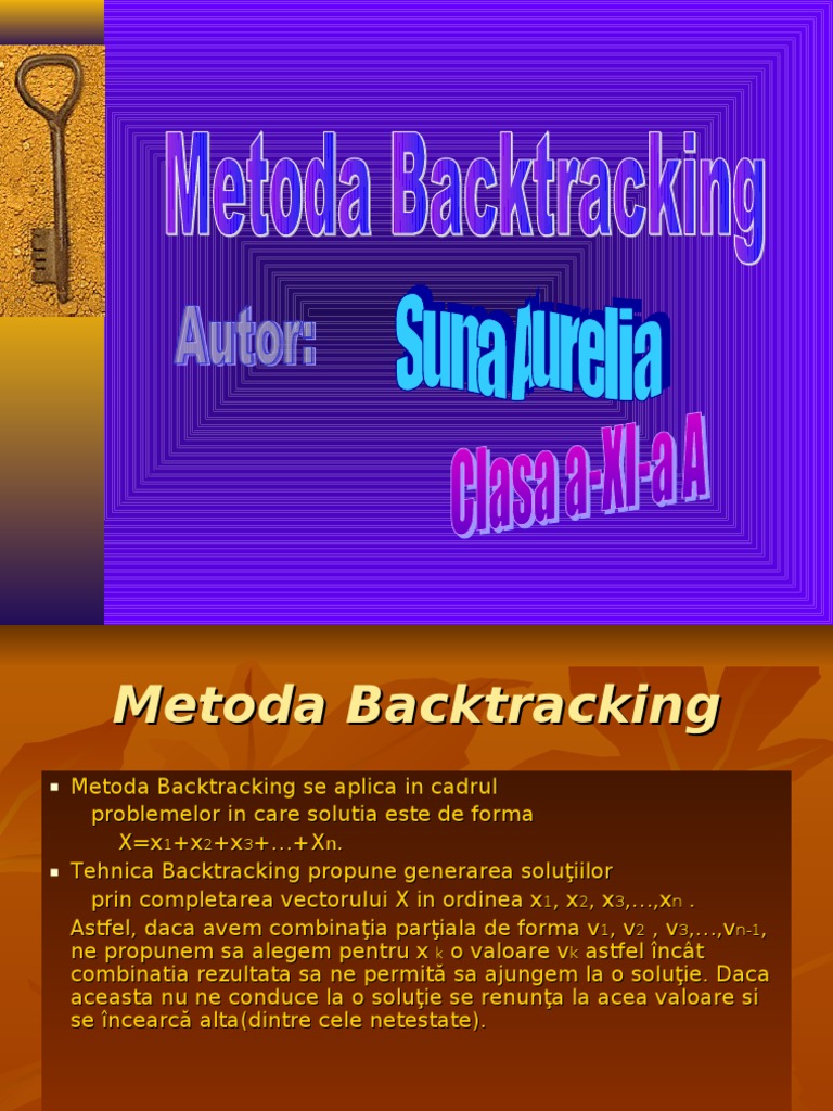 Metoda Backtracking | PDF