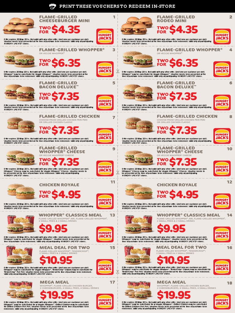 new hungry jacks voucher