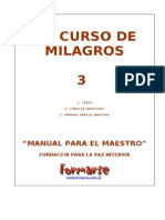 Un Curso de Milagros Libro 3 Manual Del Maestro PDF