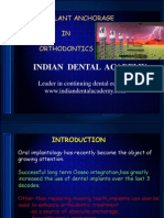 Micro Implant Anchorage in Orthodontics / Orthodontic Courses by Indian Dental Academy