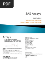 SAS Slides 6: Arrays