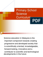 Primary School Science Curriculum Specification 2007