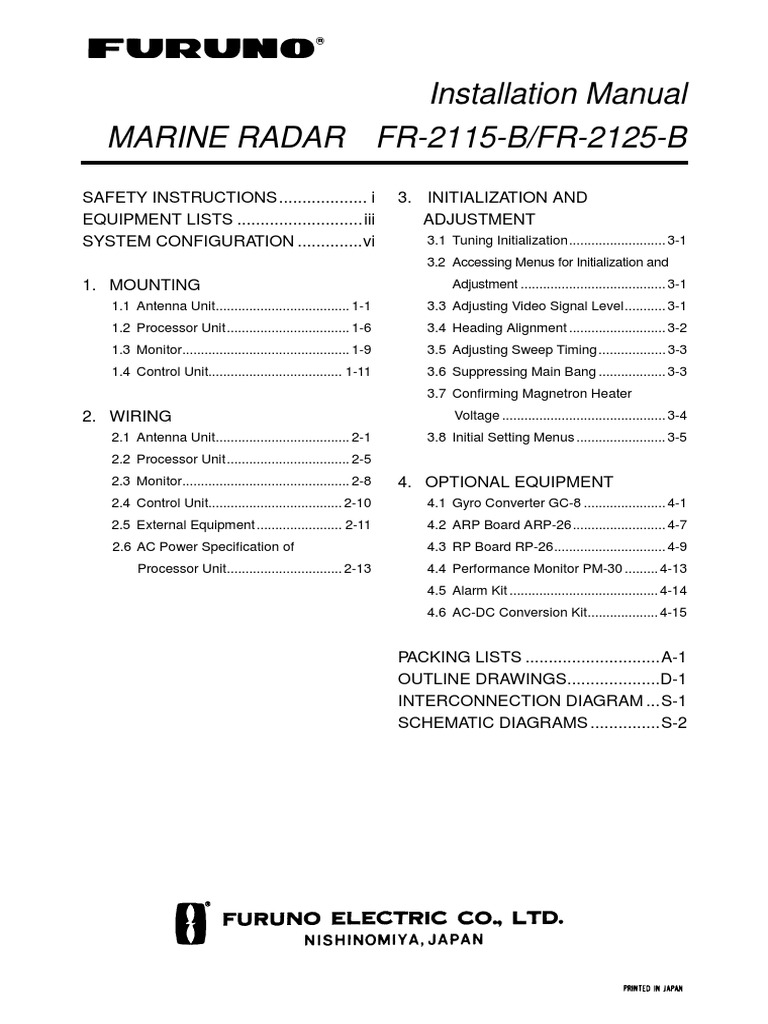 FR2115B FR2125B Installation Manual H.pdf Electrical Connector