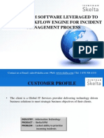 Skelta BPM software leveraged to design Workflow Engine for Incident Management Process