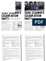 SOAS Cleaners Celebration A5