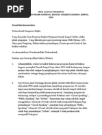 TEKS UCAPAN Perasmian Penutup Bulan Bahasa 2015