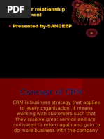 Customer relationship managment 