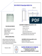 FICHA TECNICA PRODUCTO: Bloque Ligero 40x20x15 Gris: Acotado en MM