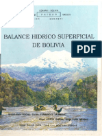 Balance Hidrico Superficial de Bolivia_M.roche