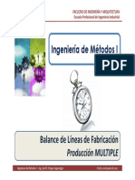 M5.3 IM I - USMP - Balance de Líneas de Fabricación - Producción Múltiple