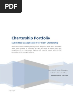 Download Chartership Portfolio by Claire Sewell SN225064446 doc pdf