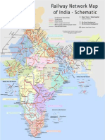 Railway Network Schematic Map 2009