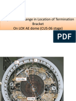 Change in Location of Termination Bracket