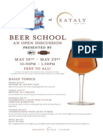 Beer School: An Open Discussion