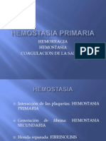 Hemostasia Primaria