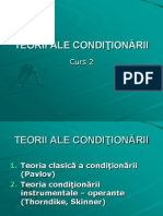 Teorii Ale Conditionarii - Curs 2