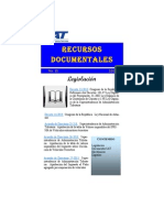 Recursos Documentales: Legislación