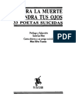 VV - Aa - Vendrá La Muerte y Tendrá Tus Ojos (33.poetas - Suicidas) (Antología)