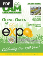 CAM Magazine January 2009 - Green Building Products, Construction Safety, CAM Expo Showcase